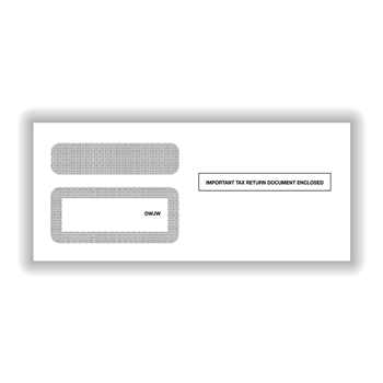 W-2 2UP Double Window Envelope | W-2 Envelopes | Tax Form Envelopes