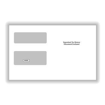 1099MISC 1099R 2 Up Double Window Envelope 1099 Envelopes Tax Form   DWMRD 2T 